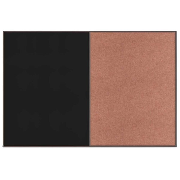 Enclosed Corkboard, 1 Door, 72"x36", 4" Fra